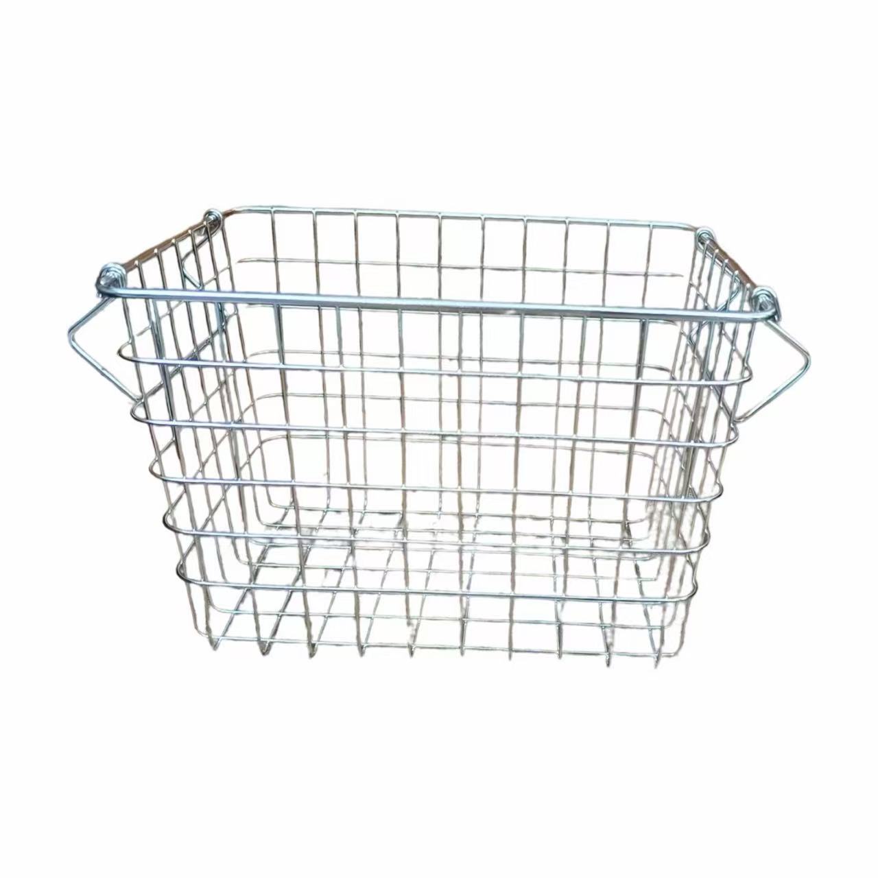 Panier de rangement en fil de fer personnalisé en acier inoxydable 201